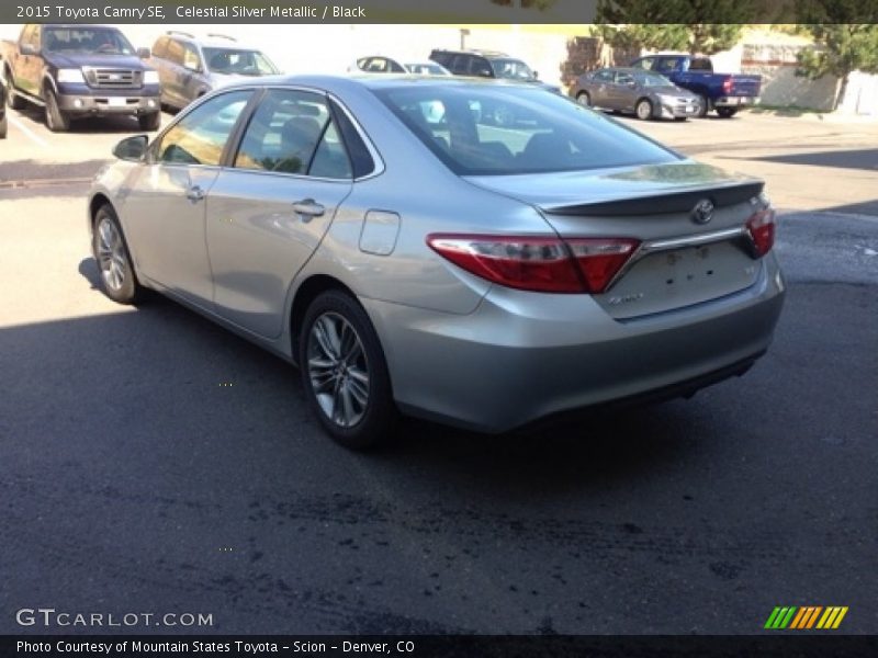Celestial Silver Metallic / Black 2015 Toyota Camry SE