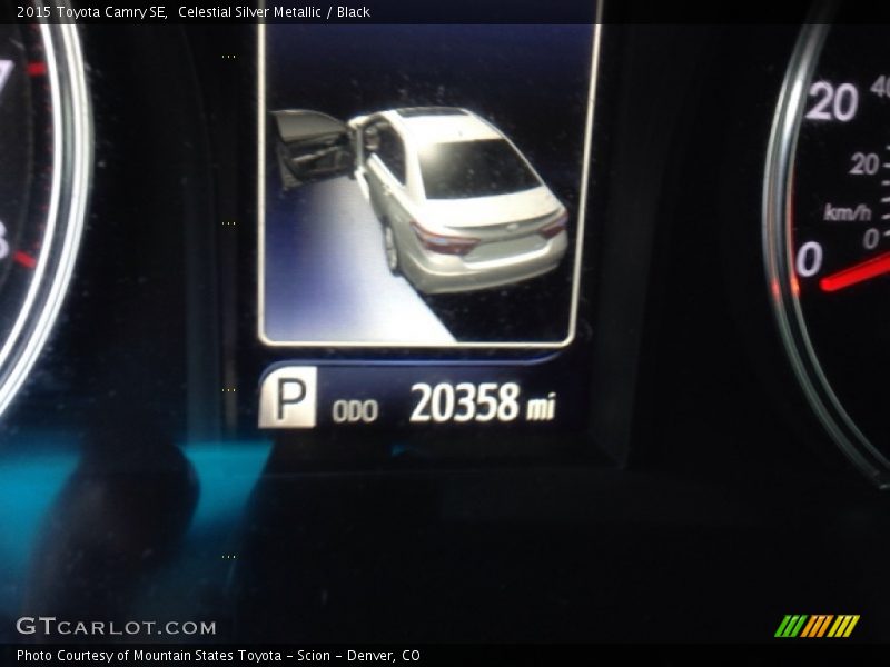 Celestial Silver Metallic / Black 2015 Toyota Camry SE