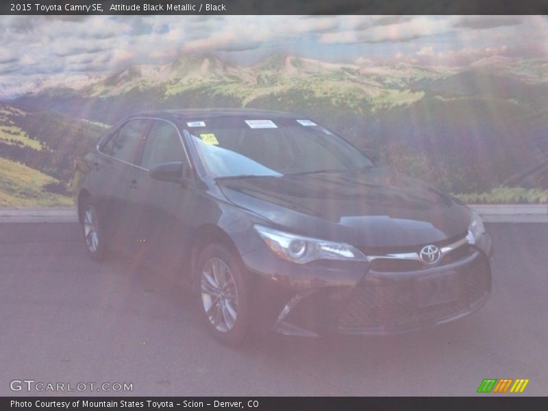Attitude Black Metallic / Black 2015 Toyota Camry SE