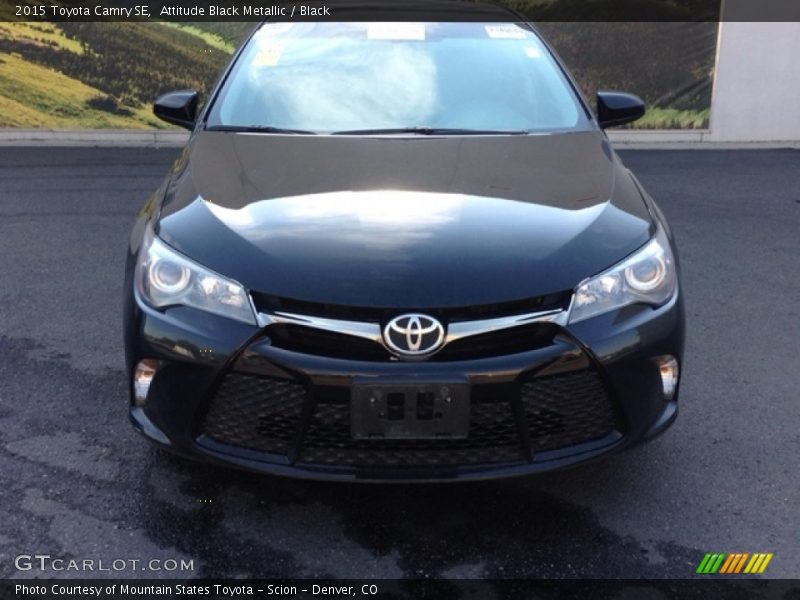 Attitude Black Metallic / Black 2015 Toyota Camry SE