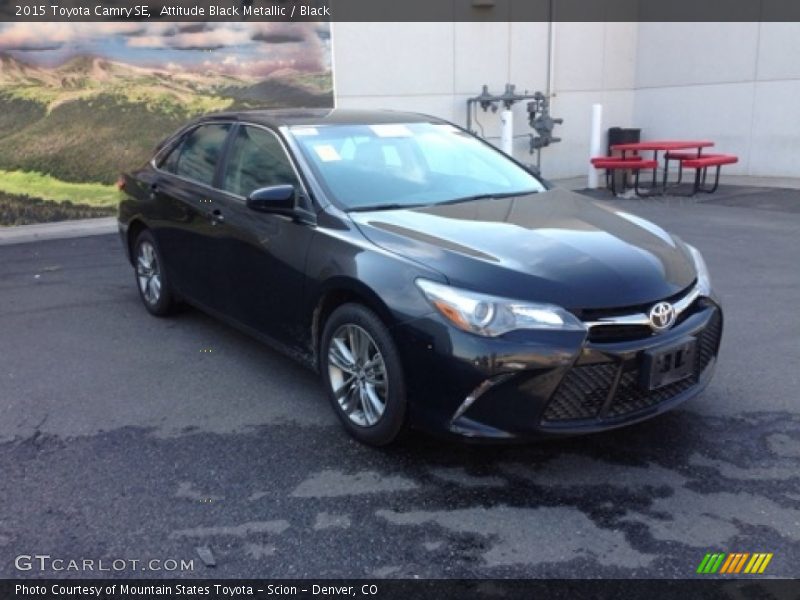 Attitude Black Metallic / Black 2015 Toyota Camry SE