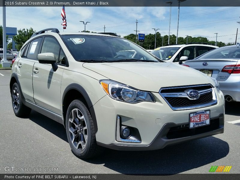 Desert Khaki / Black 2016 Subaru Crosstrek 2.0i Premium
