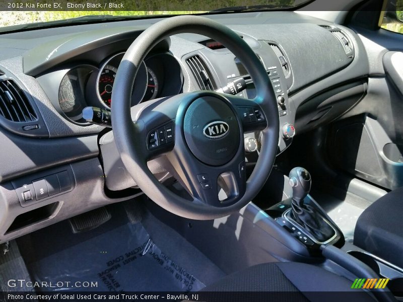 Ebony Black / Black 2012 Kia Forte EX