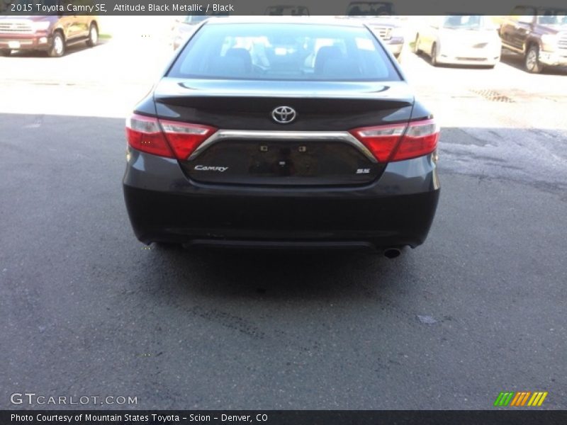 Attitude Black Metallic / Black 2015 Toyota Camry SE