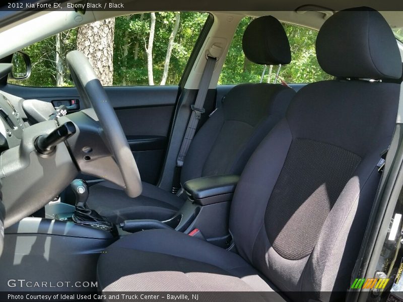 Ebony Black / Black 2012 Kia Forte EX