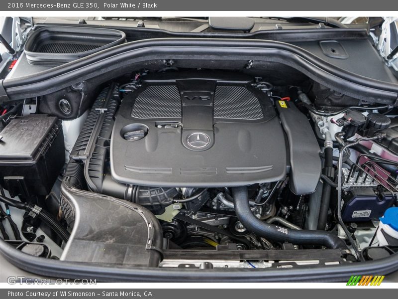 Polar White / Black 2016 Mercedes-Benz GLE 350
