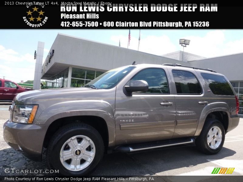 Mocha Steel Metallic / Ebony 2013 Chevrolet Tahoe LT 4x4