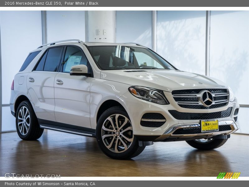 Polar White / Black 2016 Mercedes-Benz GLE 350