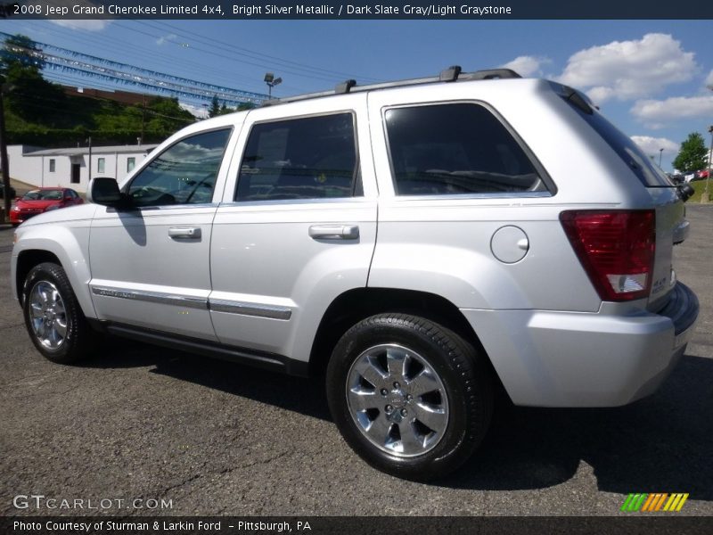 Bright Silver Metallic / Dark Slate Gray/Light Graystone 2008 Jeep Grand Cherokee Limited 4x4