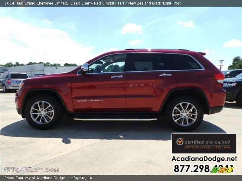 Deep Cherry Red Crystal Pearl / New Zealand Black/Light Frost 2014 Jeep Grand Cherokee Limited