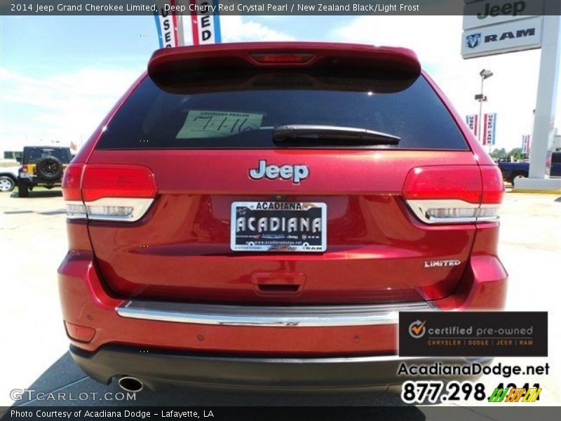 Deep Cherry Red Crystal Pearl / New Zealand Black/Light Frost 2014 Jeep Grand Cherokee Limited