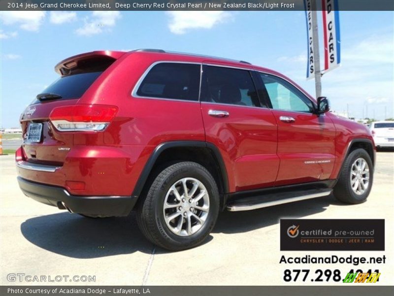 Deep Cherry Red Crystal Pearl / New Zealand Black/Light Frost 2014 Jeep Grand Cherokee Limited