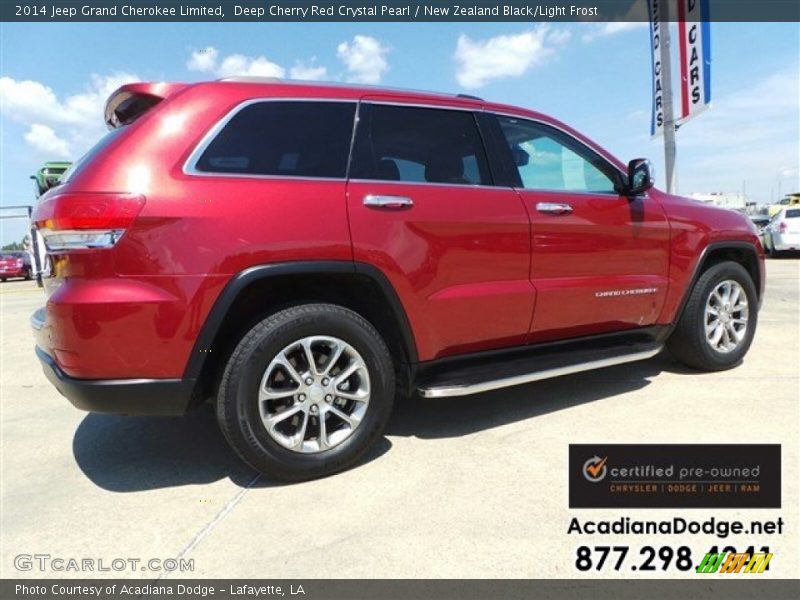 Deep Cherry Red Crystal Pearl / New Zealand Black/Light Frost 2014 Jeep Grand Cherokee Limited