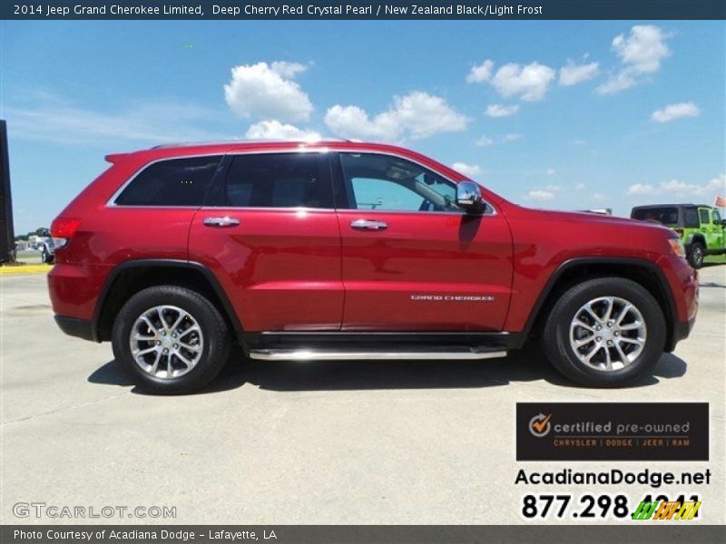 Deep Cherry Red Crystal Pearl / New Zealand Black/Light Frost 2014 Jeep Grand Cherokee Limited