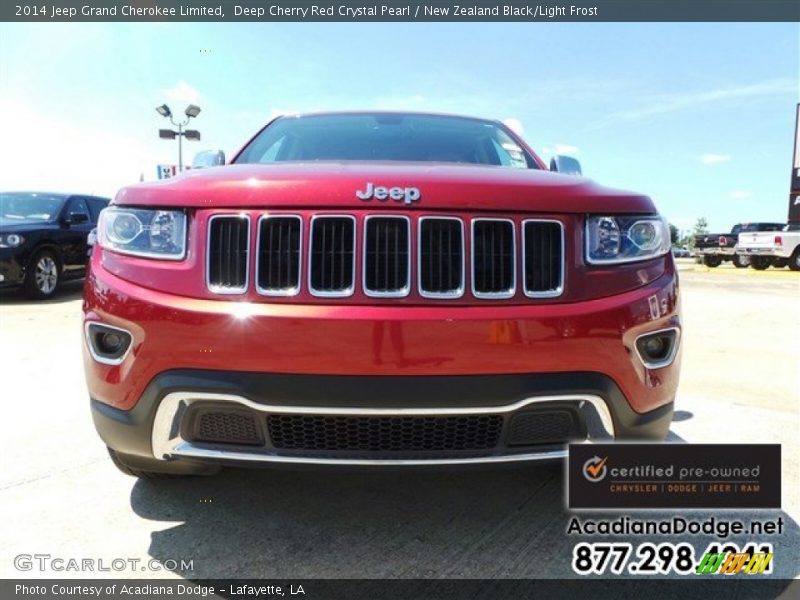 Deep Cherry Red Crystal Pearl / New Zealand Black/Light Frost 2014 Jeep Grand Cherokee Limited