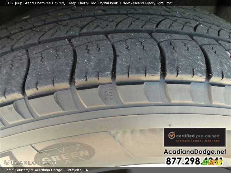 Deep Cherry Red Crystal Pearl / New Zealand Black/Light Frost 2014 Jeep Grand Cherokee Limited