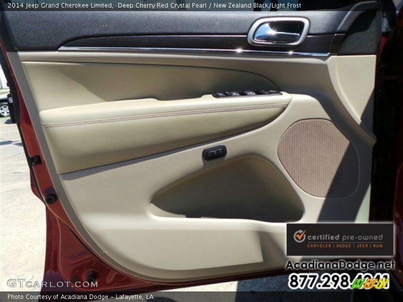 Deep Cherry Red Crystal Pearl / New Zealand Black/Light Frost 2014 Jeep Grand Cherokee Limited