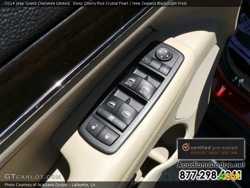 Deep Cherry Red Crystal Pearl / New Zealand Black/Light Frost 2014 Jeep Grand Cherokee Limited