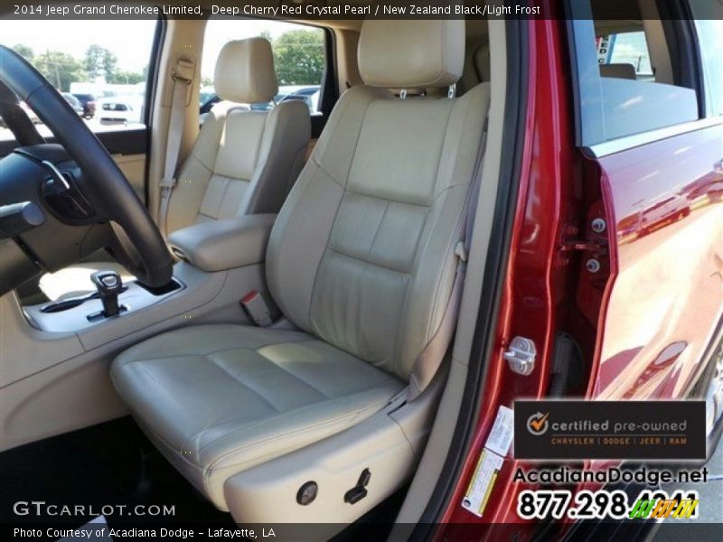 Deep Cherry Red Crystal Pearl / New Zealand Black/Light Frost 2014 Jeep Grand Cherokee Limited