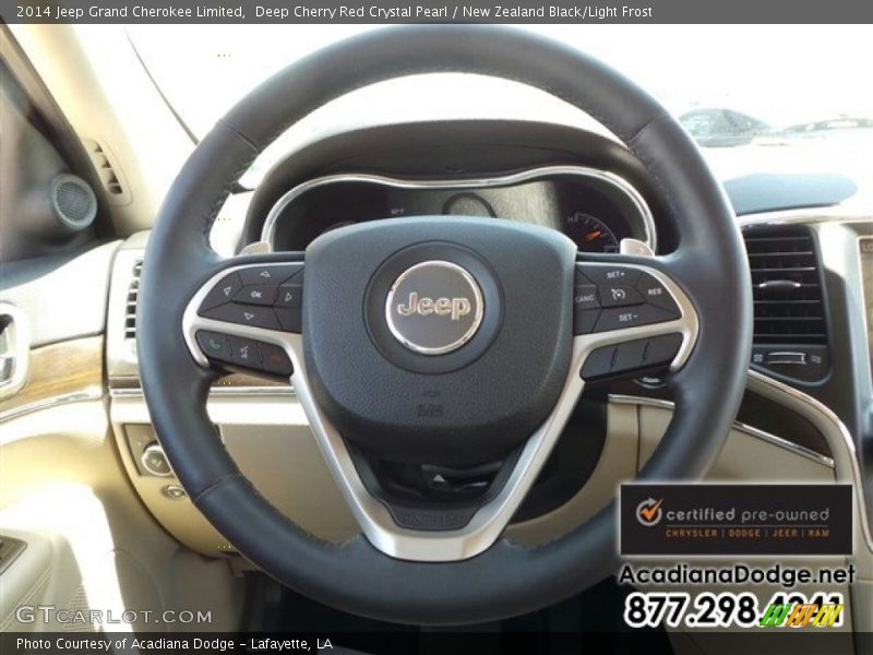 Deep Cherry Red Crystal Pearl / New Zealand Black/Light Frost 2014 Jeep Grand Cherokee Limited