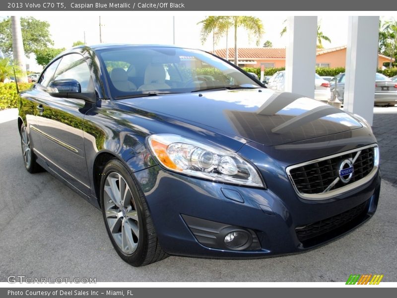Caspian Blue Metallic / Calcite/Off Black 2013 Volvo C70 T5