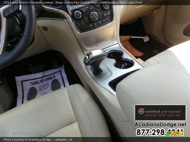 Deep Cherry Red Crystal Pearl / New Zealand Black/Light Frost 2014 Jeep Grand Cherokee Limited
