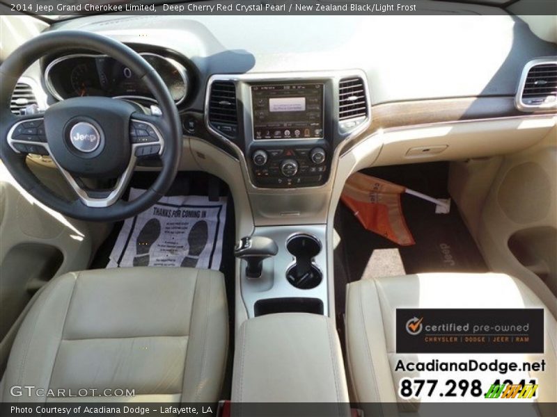 Deep Cherry Red Crystal Pearl / New Zealand Black/Light Frost 2014 Jeep Grand Cherokee Limited