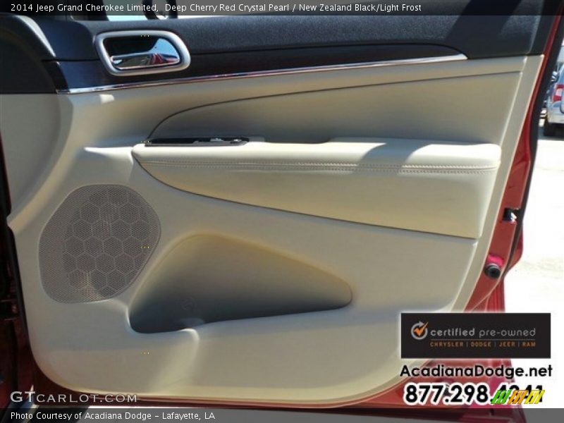 Deep Cherry Red Crystal Pearl / New Zealand Black/Light Frost 2014 Jeep Grand Cherokee Limited