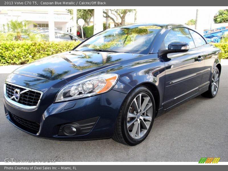 Caspian Blue Metallic / Calcite/Off Black 2013 Volvo C70 T5