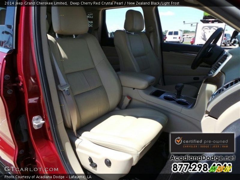 Deep Cherry Red Crystal Pearl / New Zealand Black/Light Frost 2014 Jeep Grand Cherokee Limited