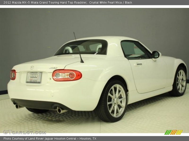 Crystal White Pearl Mica / Black 2012 Mazda MX-5 Miata Grand Touring Hard Top Roadster