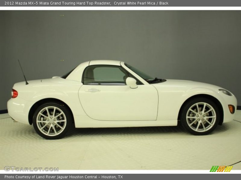 Crystal White Pearl Mica / Black 2012 Mazda MX-5 Miata Grand Touring Hard Top Roadster