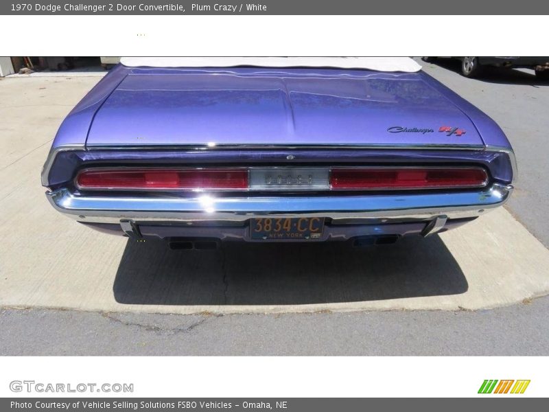 Plum Crazy / White 1970 Dodge Challenger 2 Door Convertible