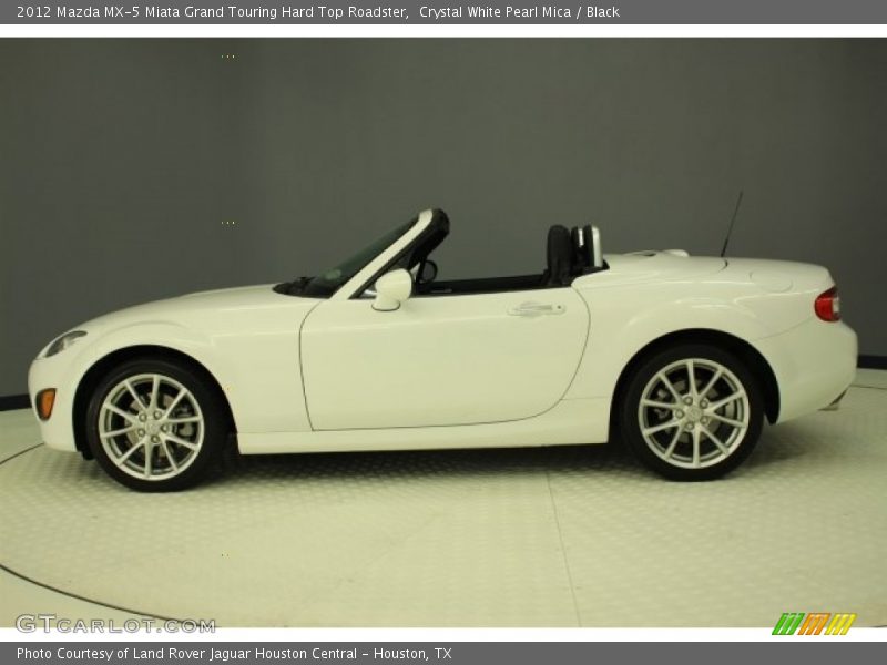 Crystal White Pearl Mica / Black 2012 Mazda MX-5 Miata Grand Touring Hard Top Roadster