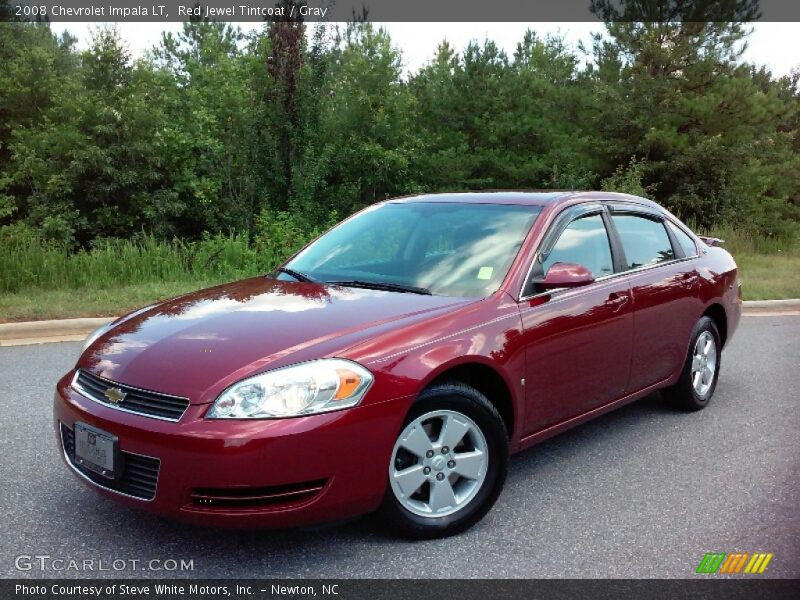 Red Jewel Tintcoat / Gray 2008 Chevrolet Impala LT