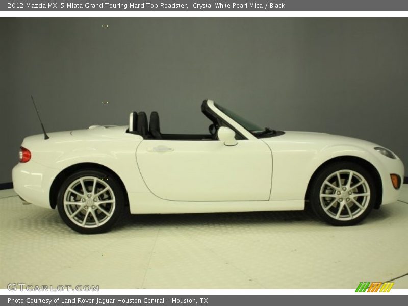 Crystal White Pearl Mica / Black 2012 Mazda MX-5 Miata Grand Touring Hard Top Roadster