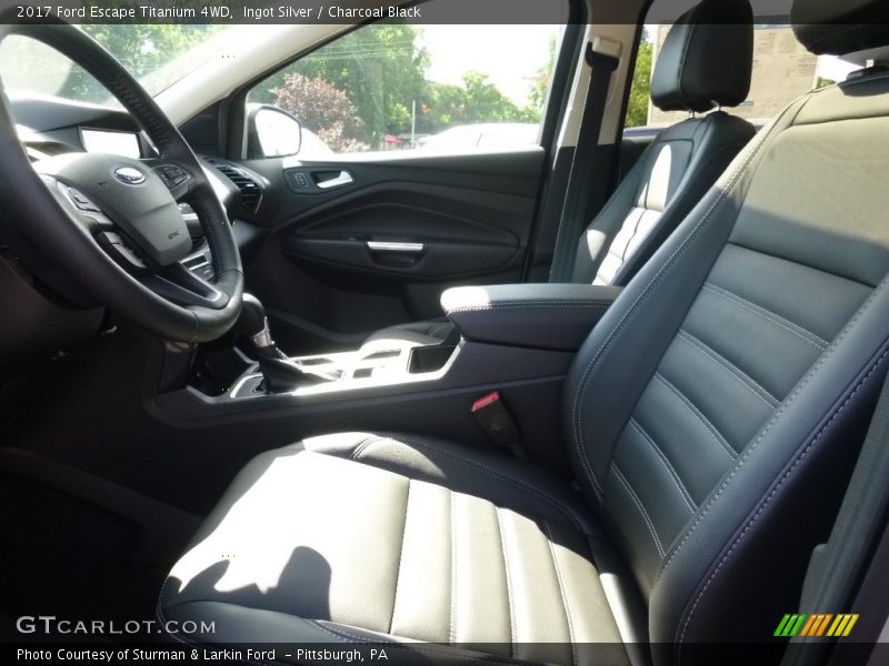 Ingot Silver / Charcoal Black 2017 Ford Escape Titanium 4WD