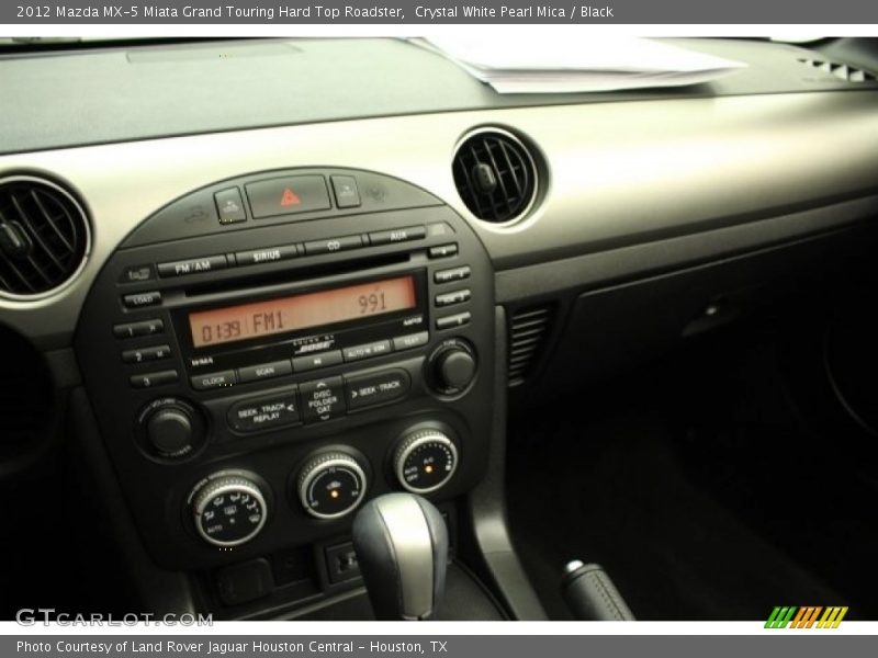 Crystal White Pearl Mica / Black 2012 Mazda MX-5 Miata Grand Touring Hard Top Roadster