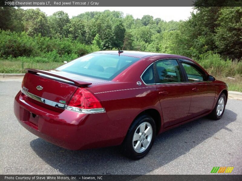Red Jewel Tintcoat / Gray 2008 Chevrolet Impala LT