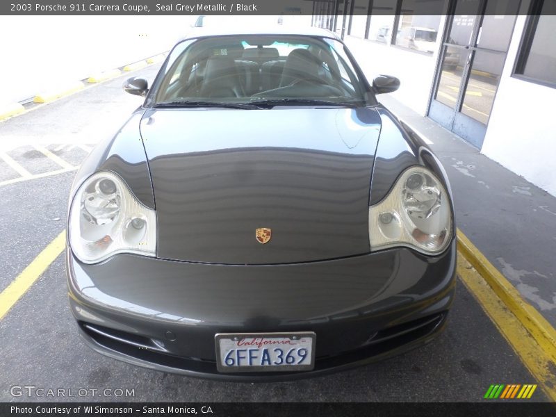 Seal Grey Metallic / Black 2003 Porsche 911 Carrera Coupe