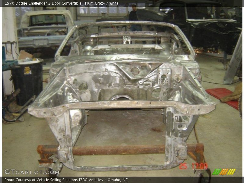 Plum Crazy / White 1970 Dodge Challenger 2 Door Convertible