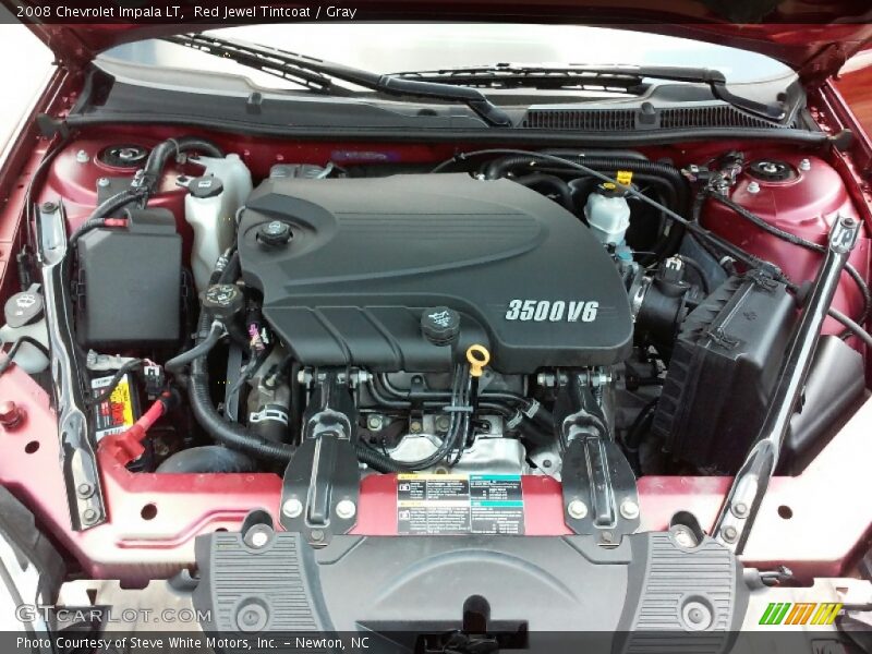 Red Jewel Tintcoat / Gray 2008 Chevrolet Impala LT