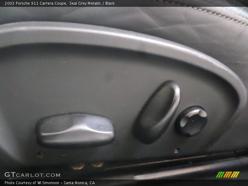 Seal Grey Metallic / Black 2003 Porsche 911 Carrera Coupe