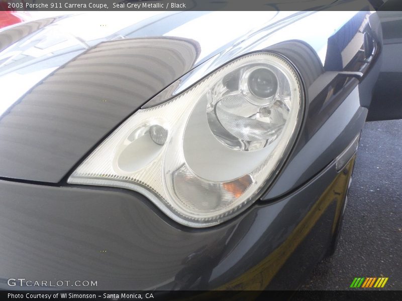 Seal Grey Metallic / Black 2003 Porsche 911 Carrera Coupe