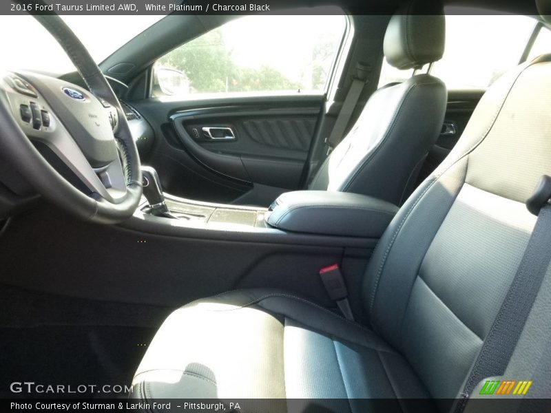 White Platinum / Charcoal Black 2016 Ford Taurus Limited AWD