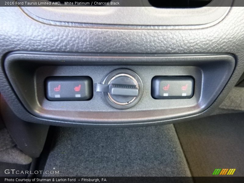 White Platinum / Charcoal Black 2016 Ford Taurus Limited AWD