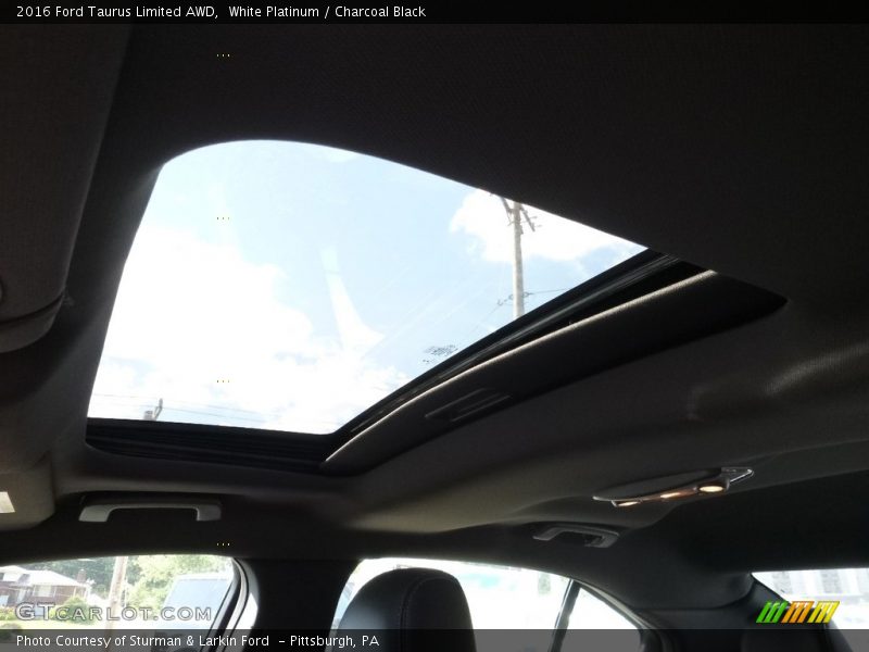 White Platinum / Charcoal Black 2016 Ford Taurus Limited AWD