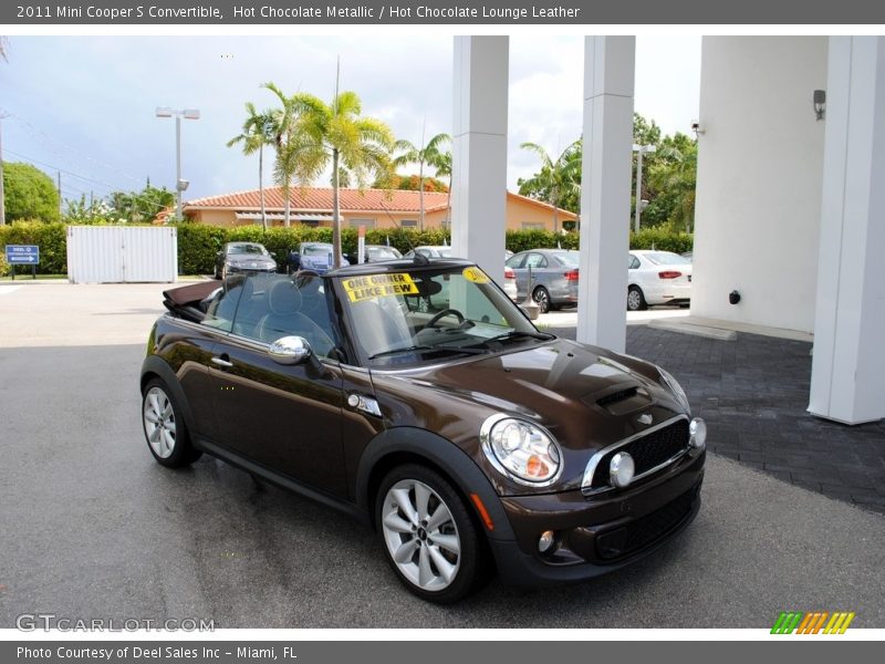 Hot Chocolate Metallic / Hot Chocolate Lounge Leather 2011 Mini Cooper S Convertible