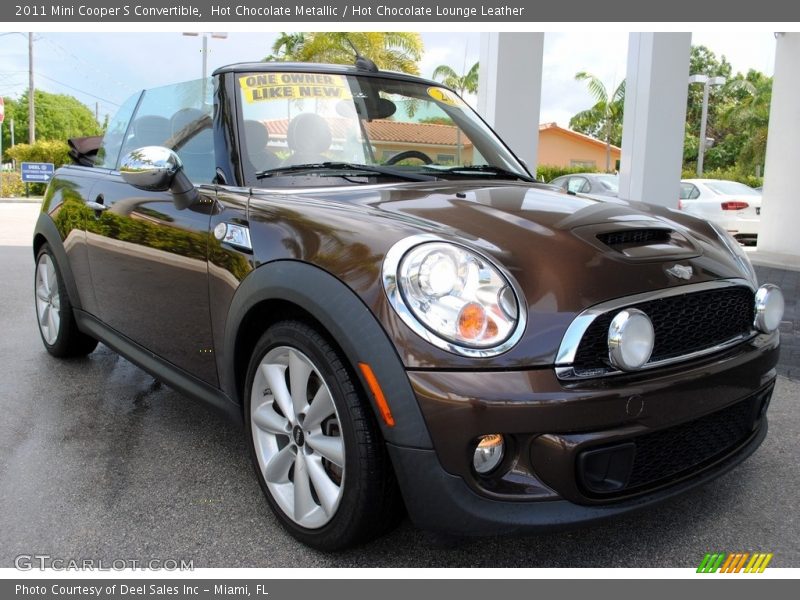 Hot Chocolate Metallic / Hot Chocolate Lounge Leather 2011 Mini Cooper S Convertible