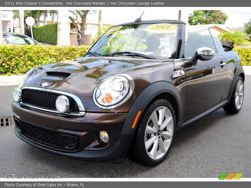 Hot Chocolate Metallic / Hot Chocolate Lounge Leather 2011 Mini Cooper S Convertible